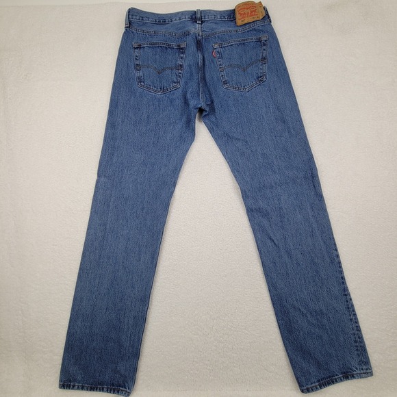 Levis 501 XX Straight Leg Jeans Mens 36 x 36 Measures 36 x 34 100% Cotton Egypt - Picture 6 of 8